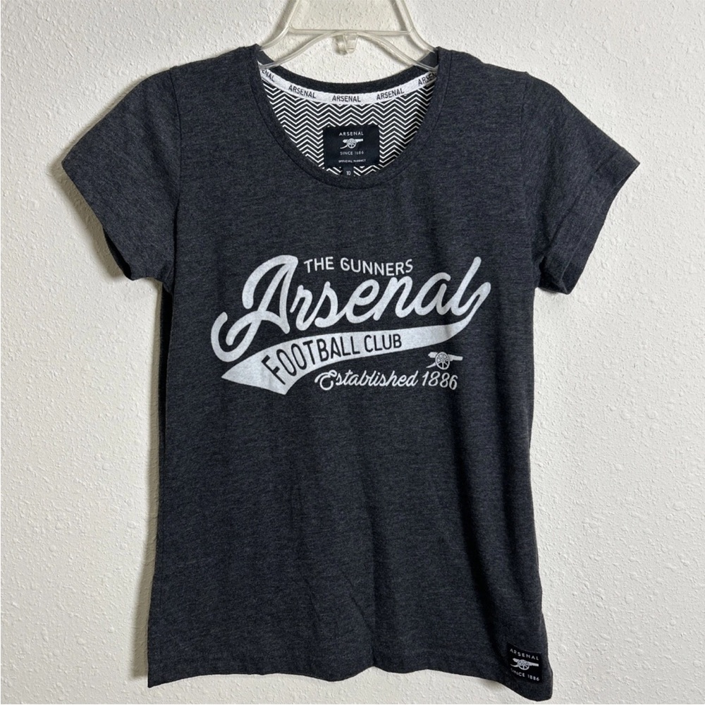 Arsenal Gunners Football Club Women’s T-Shirt Size 10 Small Est 1886 Official